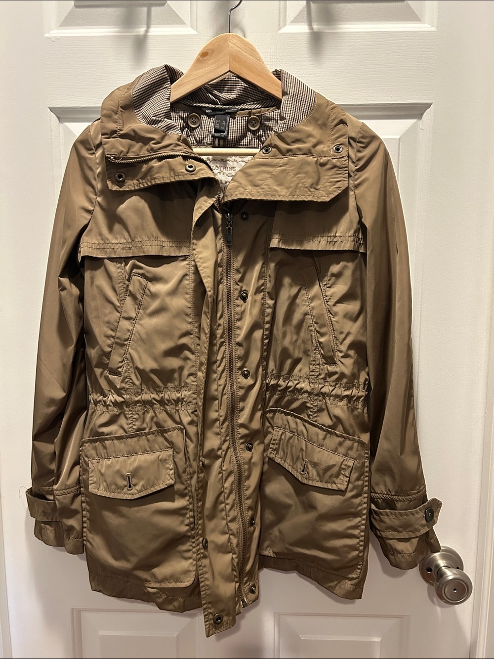 Women's Khaki Colored Utility Jacket